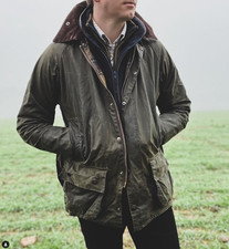 Olive ~ Barbour Beaufort Waxed