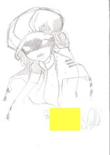 Dédicace de Serge Pellé Orbital sur feuille. Neuf