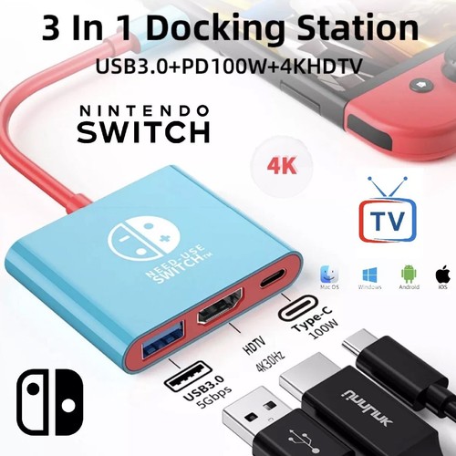 Dock nintendo switch hdmi - dock, tv