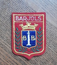 Ecusson brodé barjols - ecusson, de
