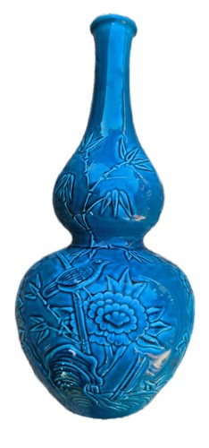 Chine vase bleu - vase,