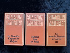 ¤ Lot 3 Romans Policier - MAIGRET - Georges SIMENON -  éd. Edito-Service - 1974