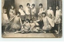 Carte Photo Marcheteau - ARLES - Jeunes filles en tenue de danse pour un spectac