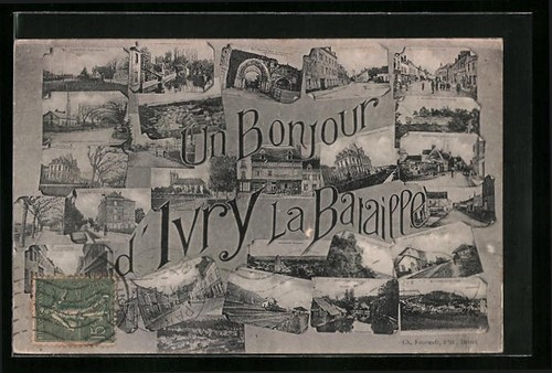 Cpa ivry bataille un - cpa,