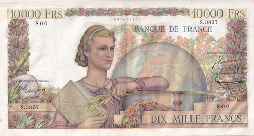 France 10000 francs génie - 10000,