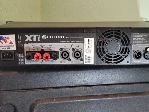 Crown xti1000 channel pro - channel, pa
