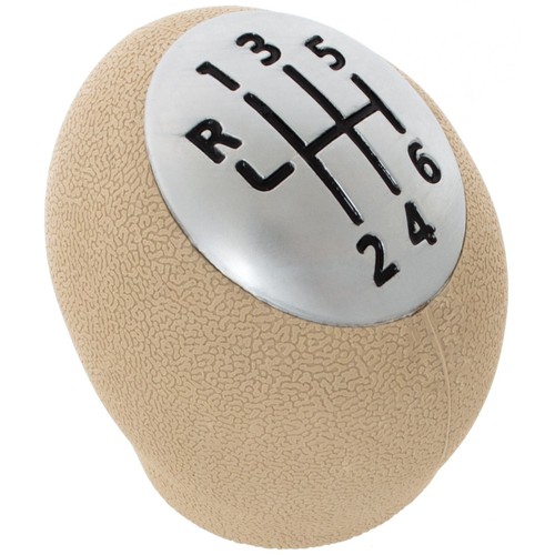 Pommeau levier vitesse beige - levier, 6