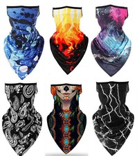 Unisexe Bandana Tissu Visage Couvrant Masque Lavable Cagoule
