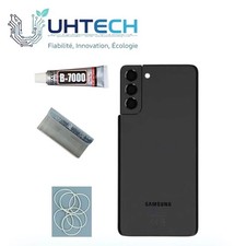 Vitre arrière pour Samsung Galaxy S21 Plus (G996B) Noir - Origine démontée