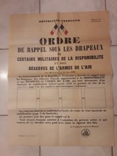 affiche ancienne militaire