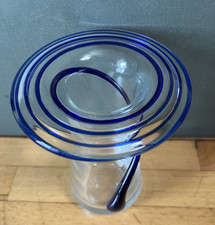 Vintage Vase en Verre d'Art