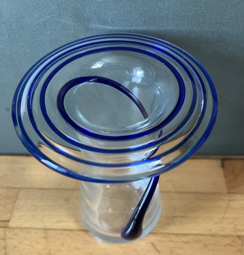Vintage vase verre art - vintage, en