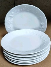 7 Assiettes à Pains Limoges Deshoulières Modèle California