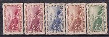 Colonies françaises ALGERIE 1938 PHILIPPEVILLE  YT 153/157 N* MH - AL6