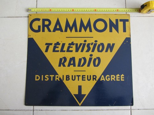Tôle publicitaire grammont - publicitaire,
