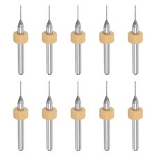 Micro PCB Foret Tige 0.55mm Solide Tungstène Carbure CNC Gravure Circuit 10pcs