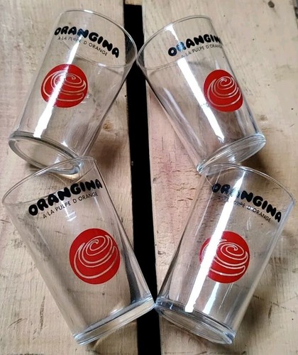 Verres orangina vintage - verres,