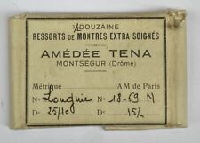 1 RESSORT BARILLET CALIBRE LONGINES 18.69 N @ MONTRE GOUSSET @ MAINSPRING 18.69N