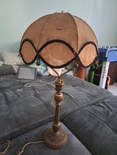 Lampe De Chevet Ancienne Bois Sculpté Doré 19ème Napoléon III Louis XVI 