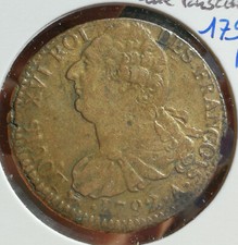 louis XVI ♦ 2 Sols aux Faisceaux ♦ 1792 A ♦ PARIS ♦ BRONZE RARE ! SUPERBE !