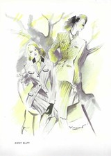 AD PUBLICITE MODE FASHION ANNY BLATT