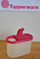 ?TUPPERWARE Boite Verseuse Modulaire Bec Verseur Clapet  1,1 L Rouge Vintage