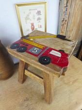 Tabouret enfant bois décor