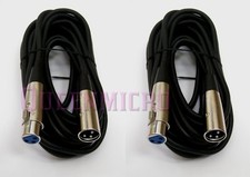 2 x 10FT XLR 3Pin Male Female