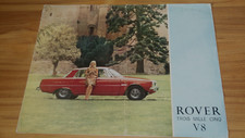 Dépliant ROVER 3500 V8 (P6) de 1968