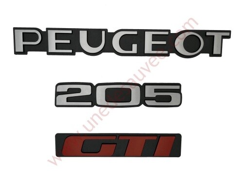 Logo peugeot 205 gti - logo,