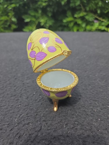 Oeuf porcelaine pilulier - oeuf,