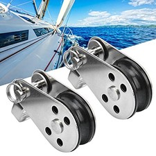 10 poulies en acier inoxydable