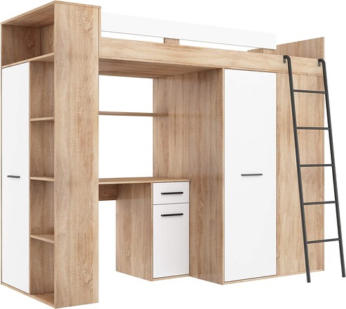 Armoire lit bureau enfants - armoire,