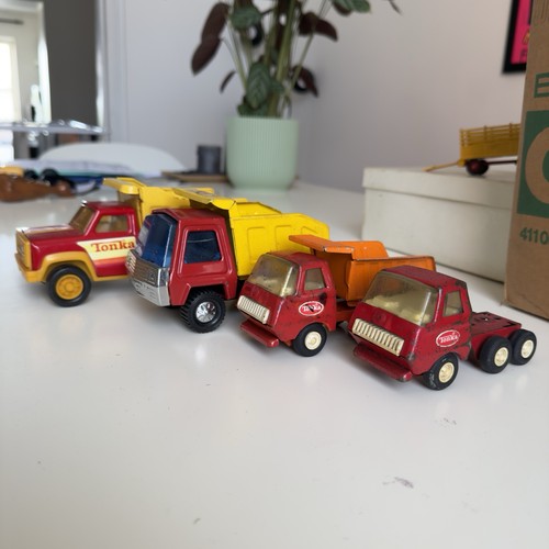 Vintage tonka trucks - tonka,