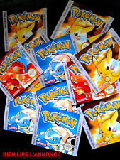 étiquette de remplacement pokemon version rouge game boy  (bien lire l'annonce )