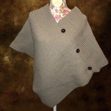 poncho femme Crochet