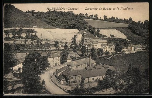 Cpa aubusson quartier de - cpa,