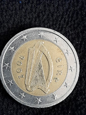 Piece De 2 Euros Rare Eire Année 2002 - Irlande Pièce Pour Collection