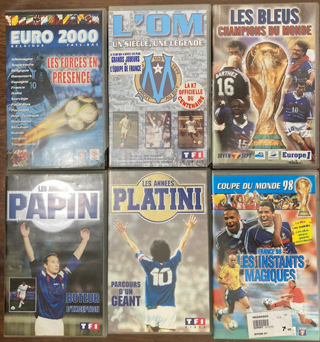 Lot cassettes vhs foot - 7,