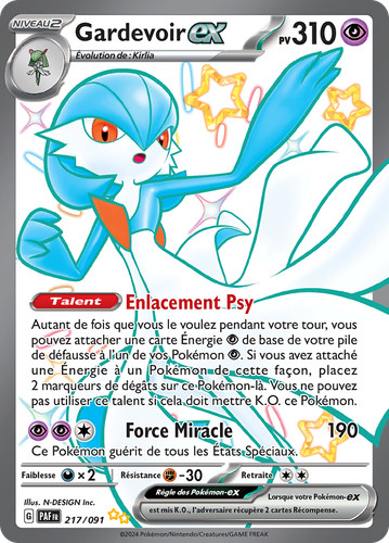 Carte pokémon gardevoir - pokémon, gardevoir-ex
