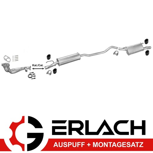 Pot échappement pour opel - pot, d'échappement