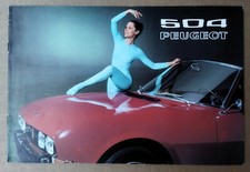 -- CATALOGUE PEUGEOT 504 COUPÉ / CABRIOLET -- 10 PAGES. 1971