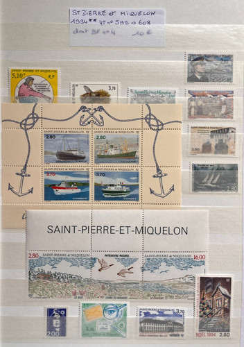 Timbres saint pierre - saint, et