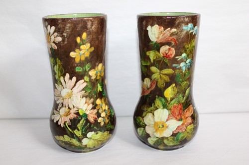 Paire petits vases - de,