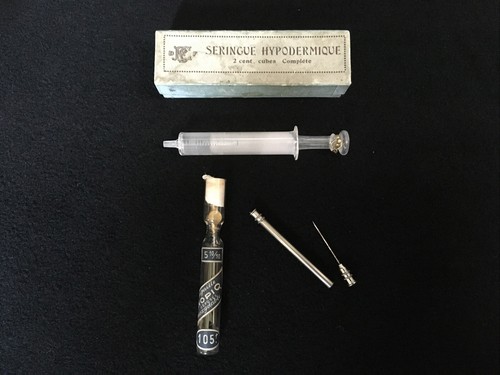 Ancienne seringue hypodermique - seringue,