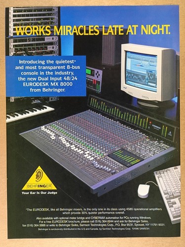 1997 behringer eurodesk mx8000 - 1997,