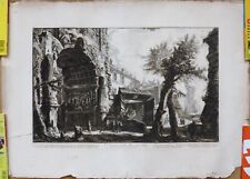 Grande gravure Giovanni Battista Piranesi PIRANESE Rome Arco Di Tito 19e siècle