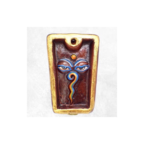 Porte encens tibétain yeux - porte,