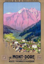 Affiche chemin de fer Paris