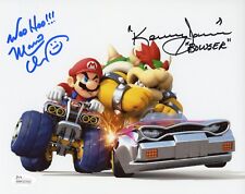 CHARLES MARTINET & KENNY JAMES Signed "Nintendo Super Mario" 8x10 photo JSA COA